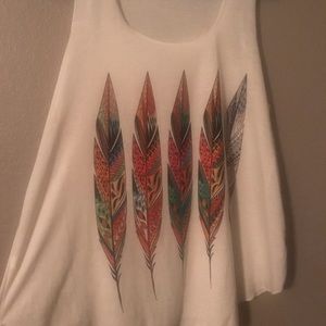 Feather tank top